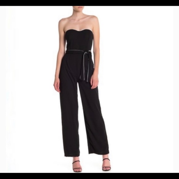 MAX + ASH Pants - NWT MAX & ASH Contrast Binding Tube Jumpsuit